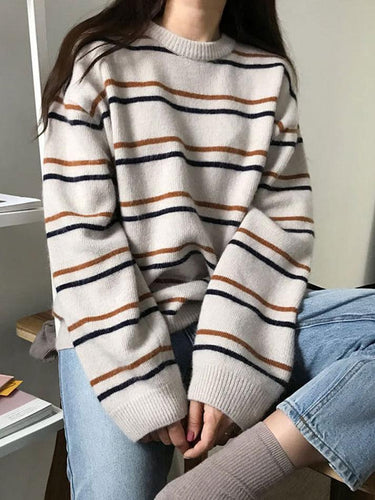 Levoire | Nouveau Pull Rayé Étudiant