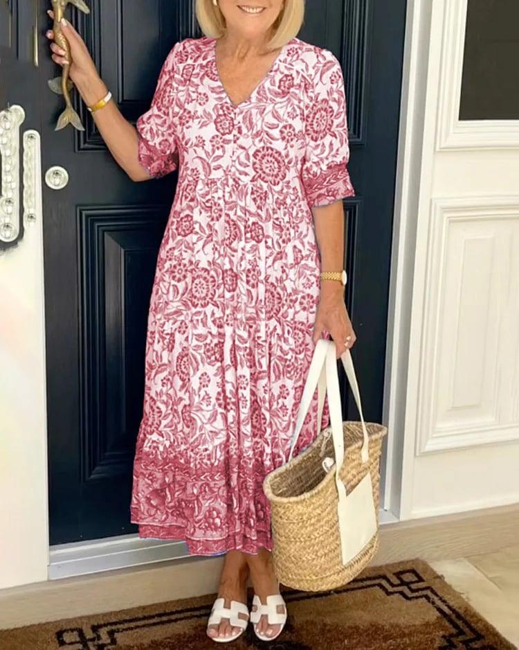 Levoire | Robe Bohémienne Rose