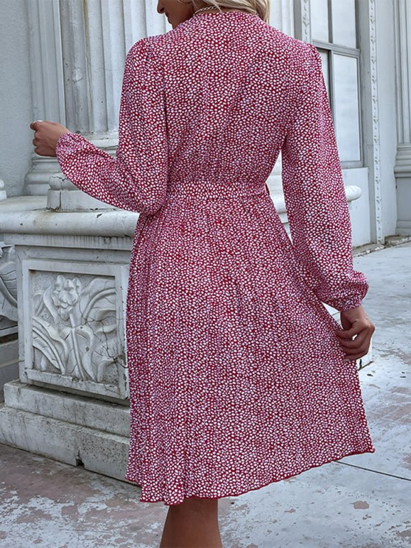 Levoire | Nouvelle robe mini femme avec manches longues et pois
