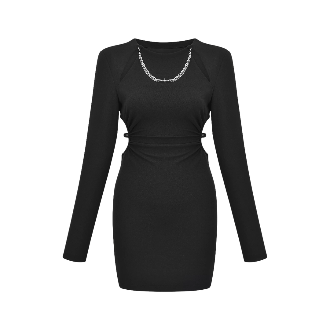 Levoire | Niveau Off Épaule Taille Coupé Robe Découpée