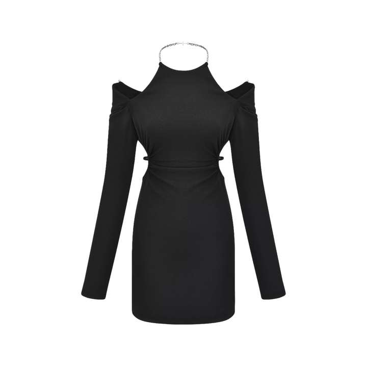 Levoire | Niveau Off Épaule Taille Coupé Robe Découpée
