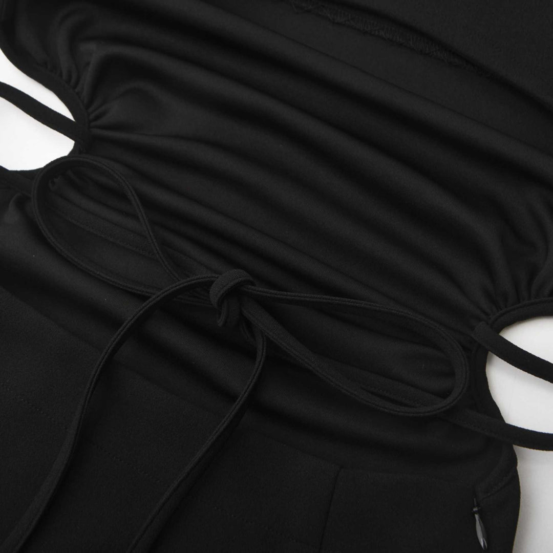 Levoire | Niveau Off Épaule Taille Coupé Robe Découpée
