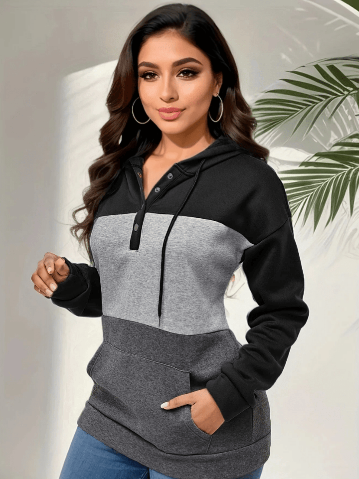 Levoire | Veste Femme Blocs Couleurs Confort Stylée 2XL