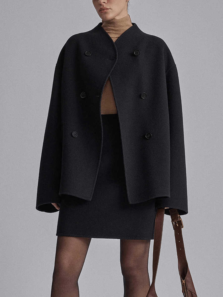 Levoire | Manteau femme grande taille tendance design et mode Noir