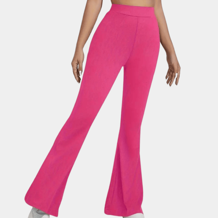 Levoire | Pantalon femme évasé simple tendance et confortable Rosa