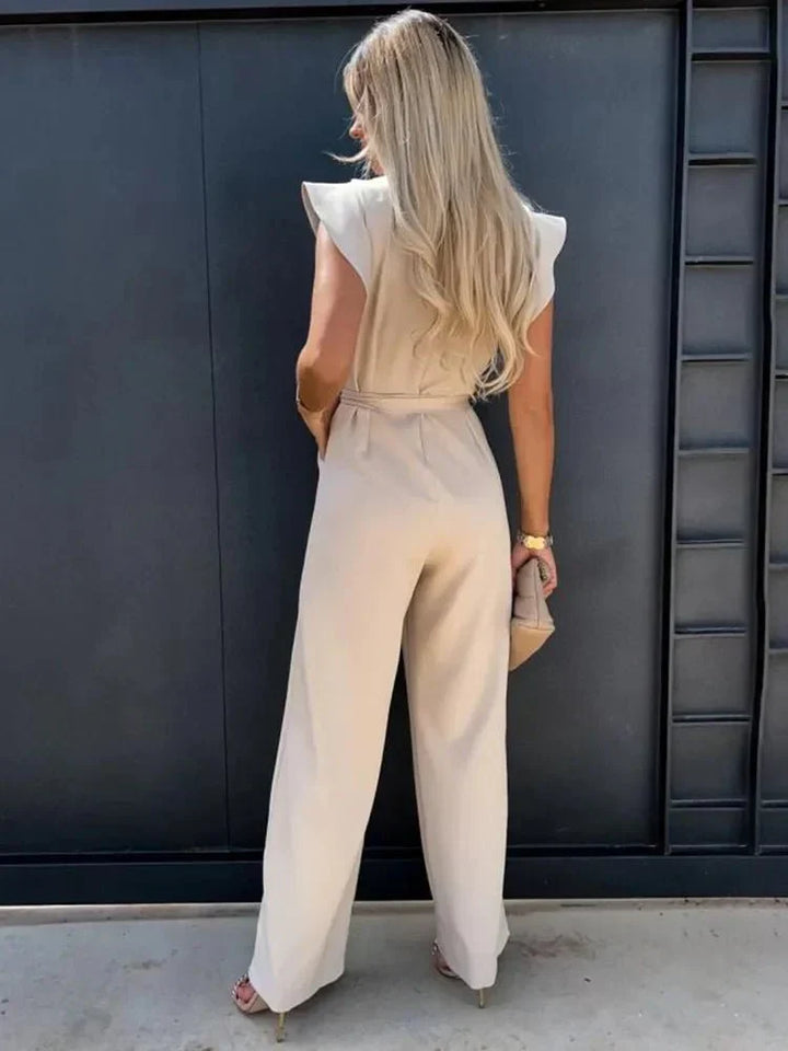Levoire | Combinaison Élégante Pour Femmes Avec Des Manches À Volants Féminine, Chic & Polyvalente