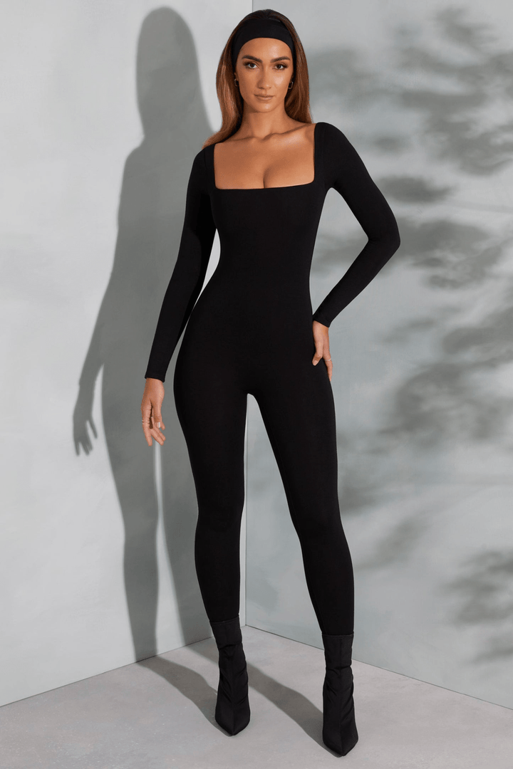 Levoire | Combinaison Noire Ajustée Femme