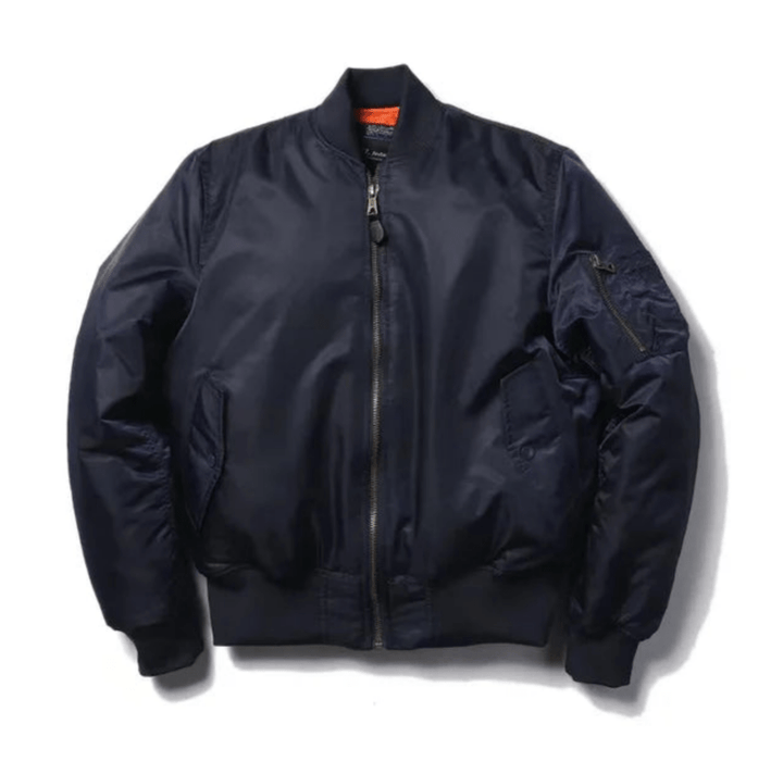 Levoire | Veste Bomber Unisexe Tendance Bleu marine