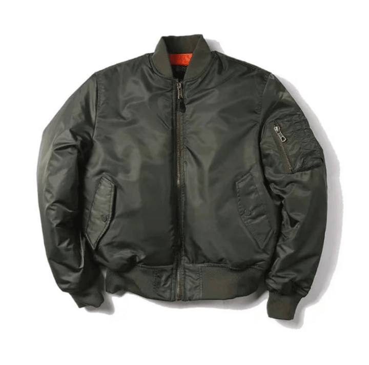 Levoire | Bomber jacket unisexe tendance Design classique & Confortable vert olive