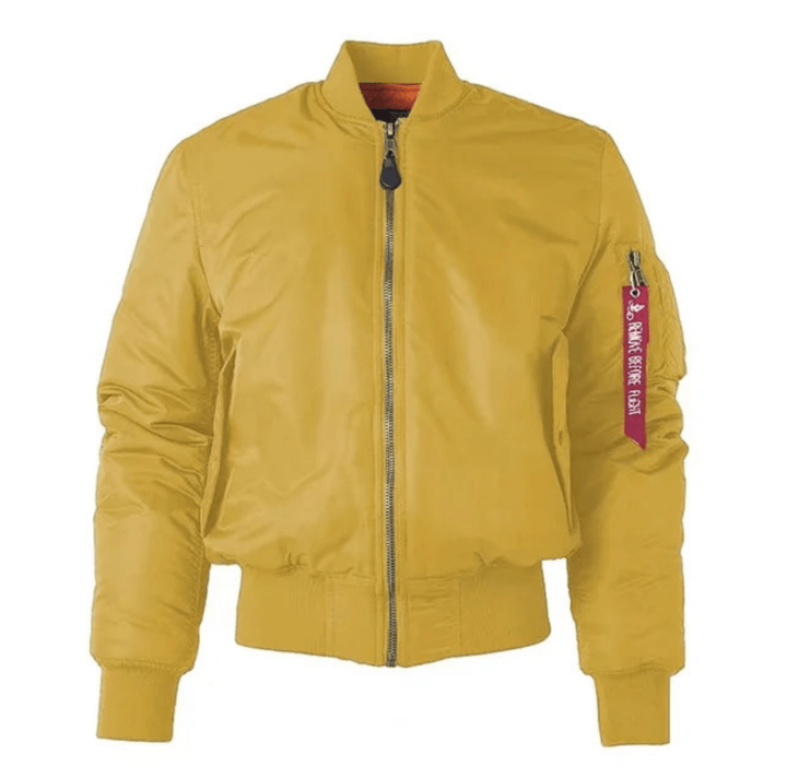 Levoire | Bomber jacket unisexe tendance Design classique & Confortable Jaune