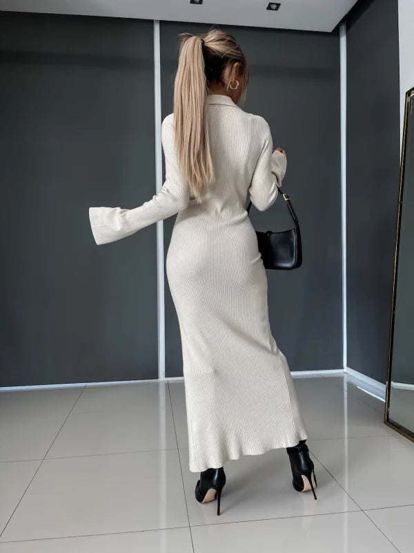 Levoire | Élégance Robe Maxi Rippée