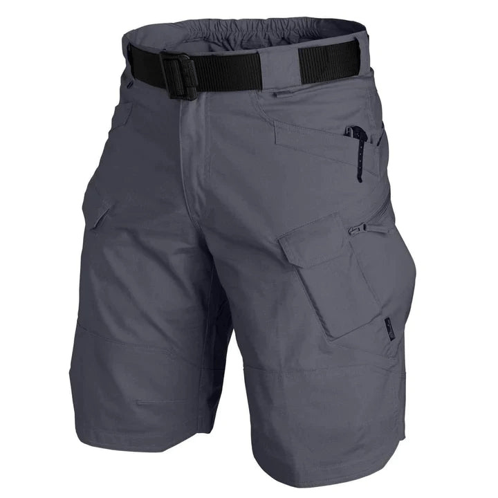 Levoire | Shorts Cargo Tout-en-Un Utilisation Pratique Durabilité Maximale Gris