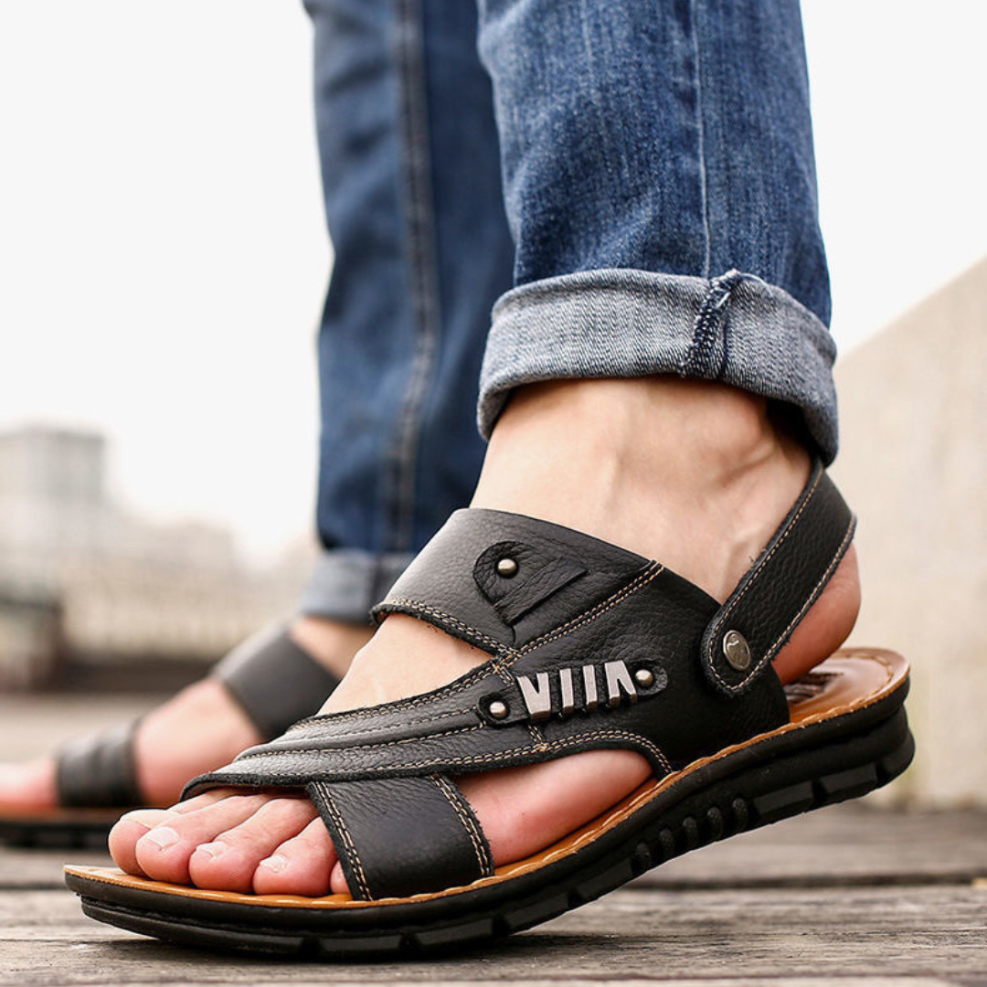 Levoire | Sandales Premium Orthopédiques Pour Hommes Noir