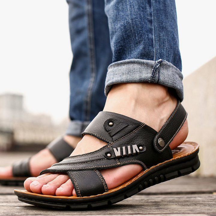Levoire | Sandales Premium Orthopédiques Pour Hommes Noir
