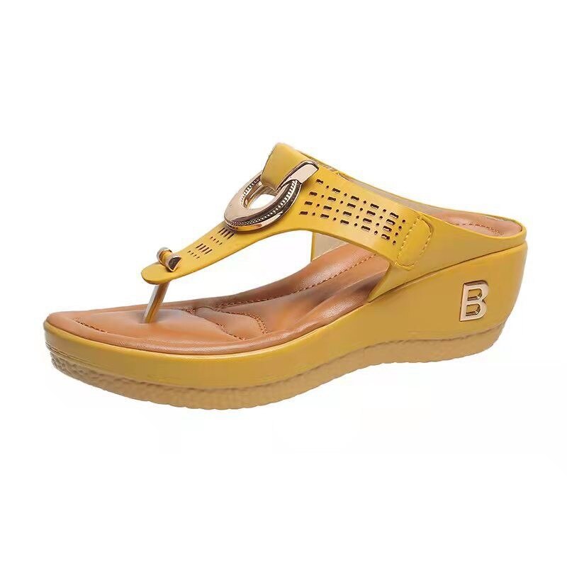 Levoire | Sandales Confortables Pour Femmes Jaune