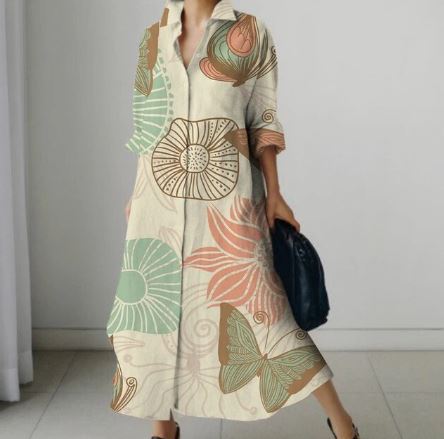 Levoire | Robes D'Été Avec Une Finition Et Un Style Raffinés Beige