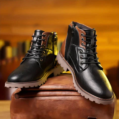 Levoire | Bottes En Cuir Rustiques