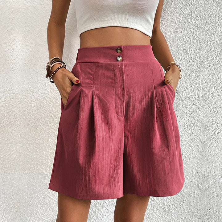Levoire | Shorts À Taille Haute Rosa