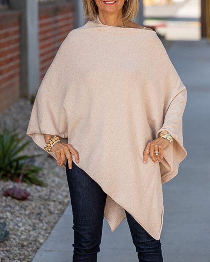 Levoire | Poncho Fuchsia Beige