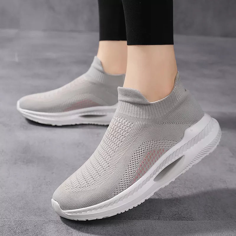 Levoire | Baskets Antidérapants Gris