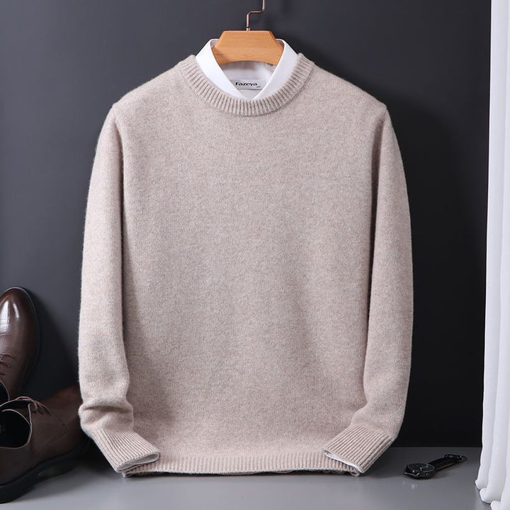 Levoire | Pull en cachemire pour hommes de luxe Couleur camélia