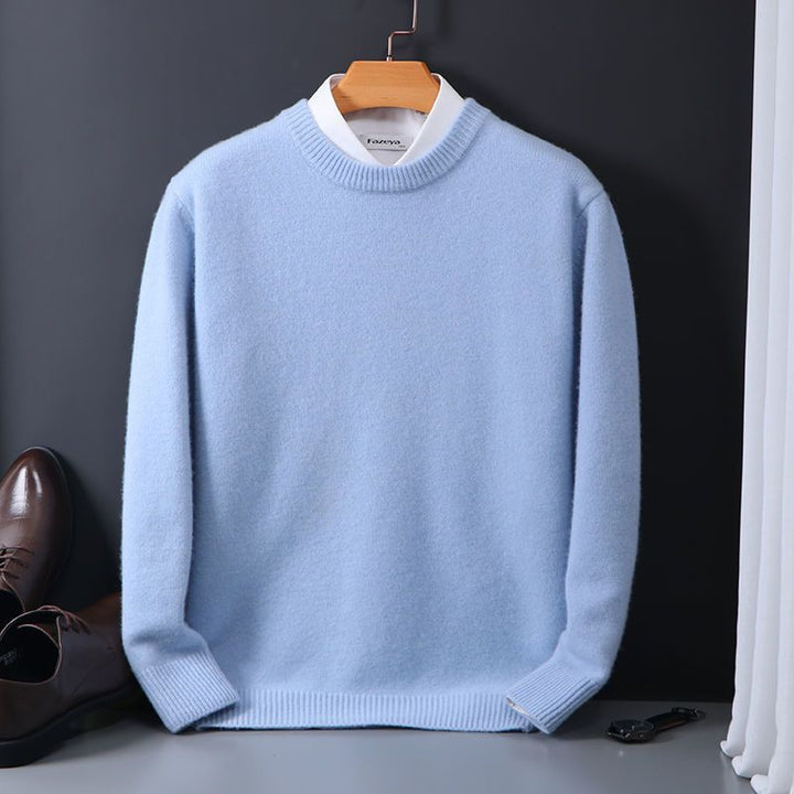 Levoire | Pull en cachemire pour hommes de luxe Bleu clair