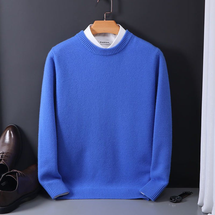 Levoire | Pull en cachemire pour hommes de luxe Bleu marine