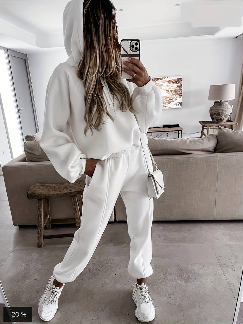 Levoire | Ensemble De Jogging Pour Femmes Blanc