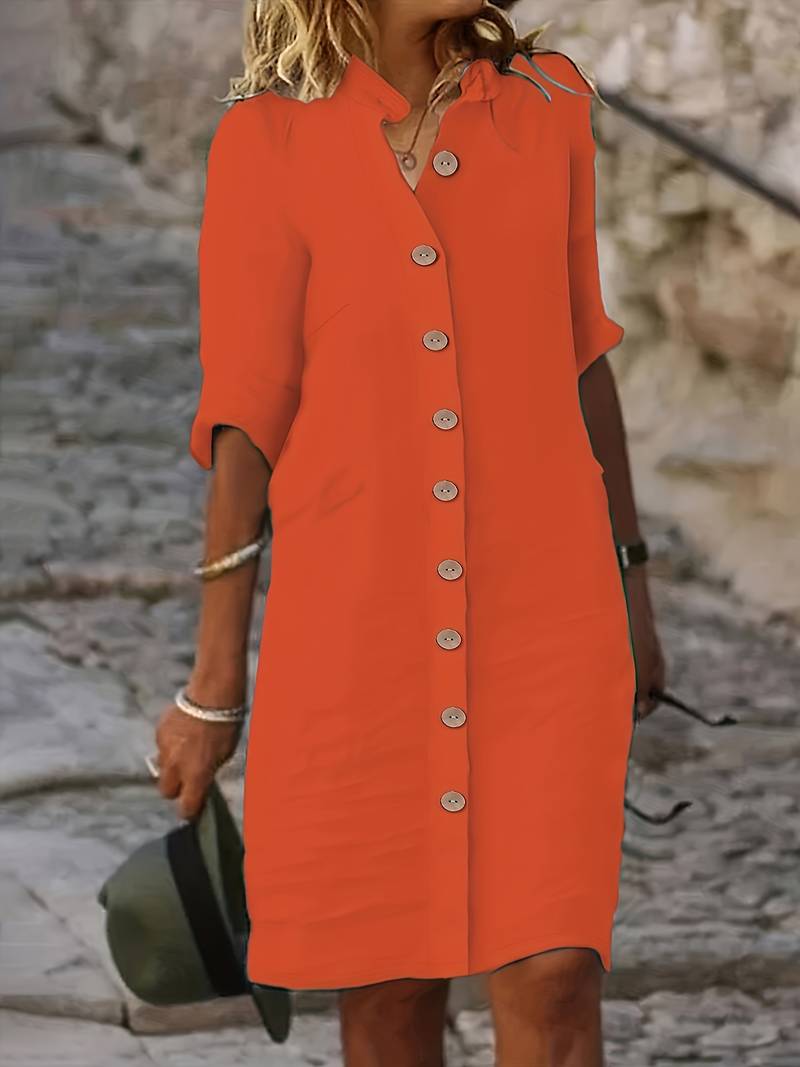 Levoire | Robe T-Shirt Classique Orange