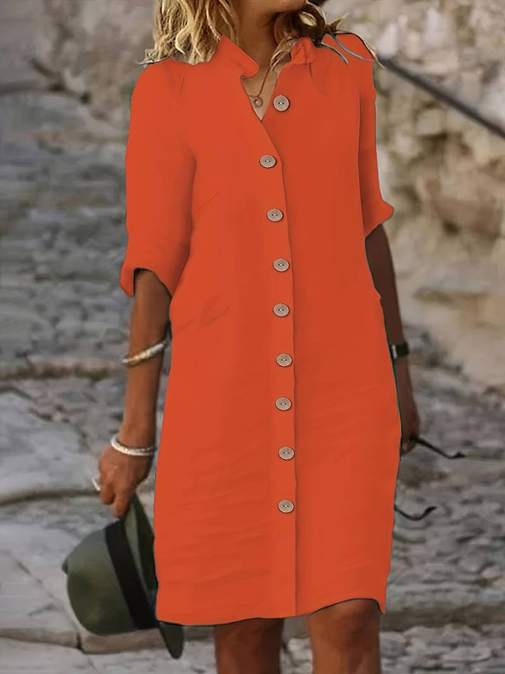 Levoire | Robe T-Shirt Classique Orange