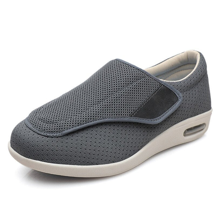 Levoire | Large Chaussures Pour Diabétiques Chaussures Confortables Pour Le Quotidien Gris