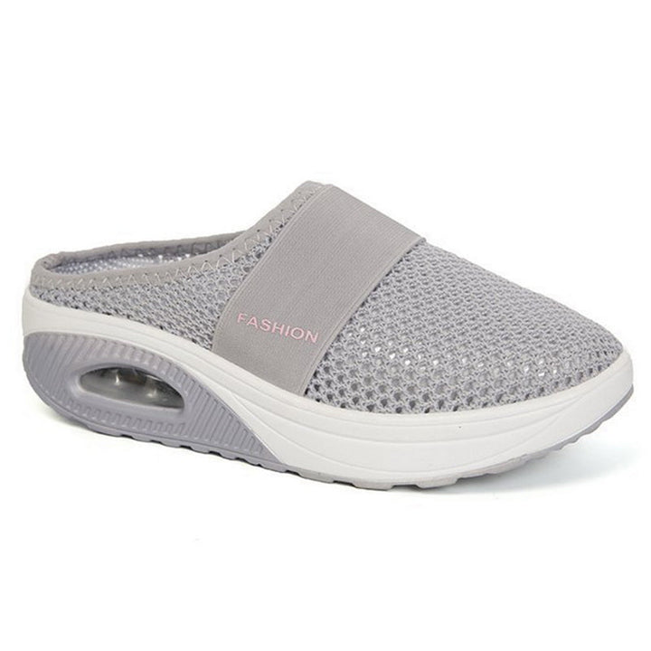 Levoire | Chaussures À Coussin D'Air Pour Diabétiques Chaussures De Randonnée À Enfiler Avec Soutien De La Voûte Plantaire Gris