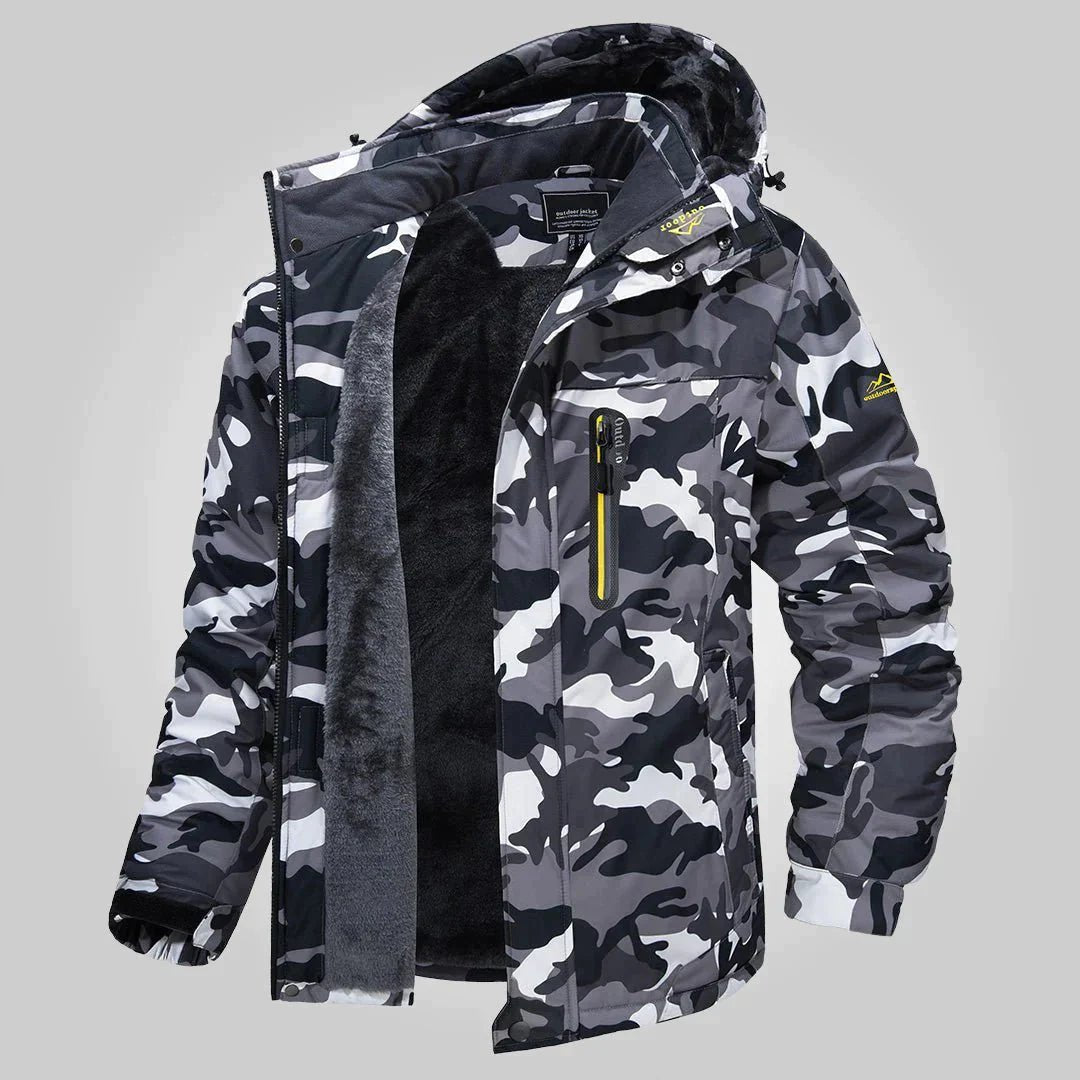 Levoire | Veste Extérieure Imperméable et Coupe-Vent Homme Lumihaalari-imprimé