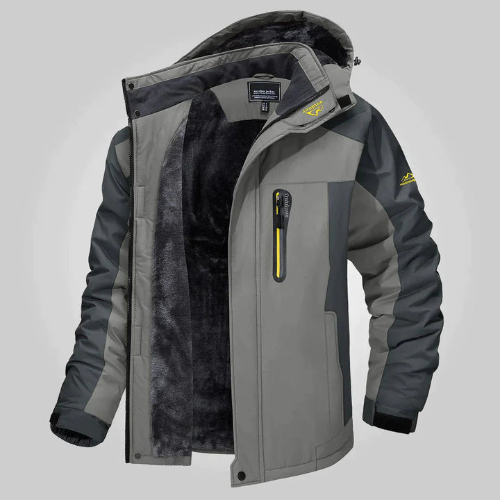 Levoire | Veste Extérieure Imperméable et Coupe-Vent Homme Gris clair