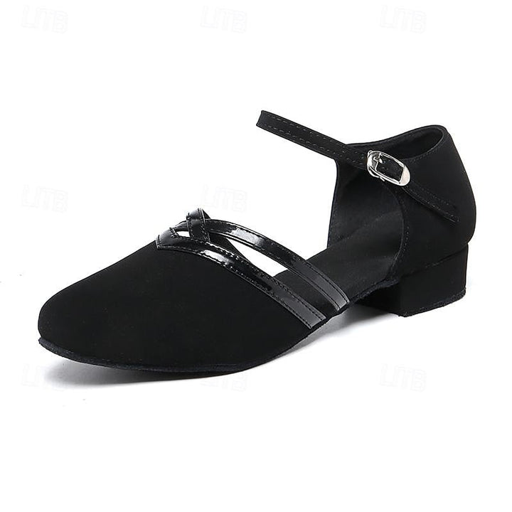 Avriane | Chaussures de danse modernes pour femmes - Noir - Cuir suédé de haute qualité
