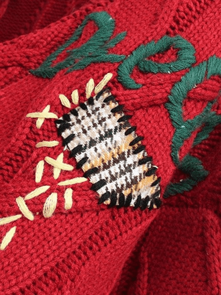 Levoire | Gilet En Tricot Surdimensionné Brodé