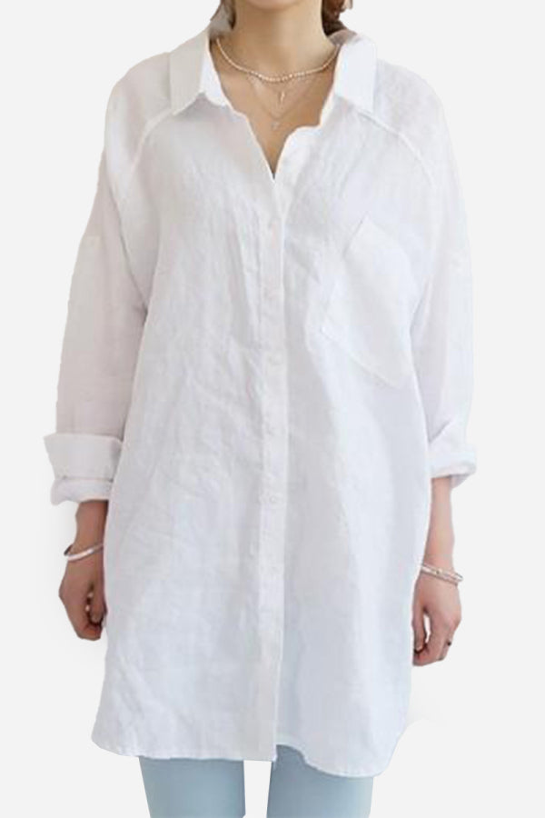 Levoire | Chemise en lin grande taille Blanc