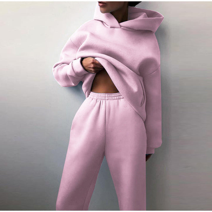 Levoire | Ensemble De Jogging Surdimensionné Pour Femmes Rose