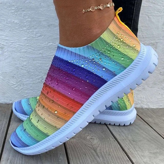 Levoire | Baskets À Enfiler Arc-en-ciel