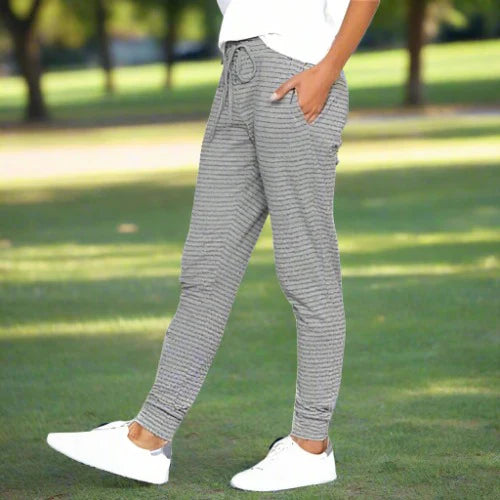 Levoire | Pantalon En Coton Rayé À La Mode