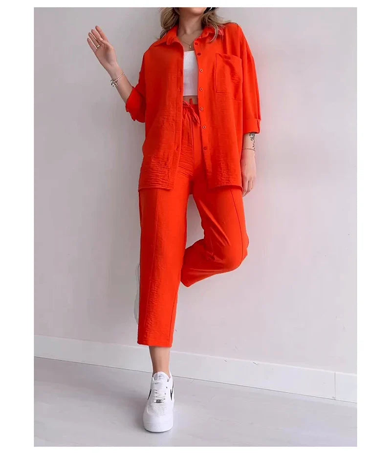 Levoire | Ensemble Deux Pièces Femme Orange