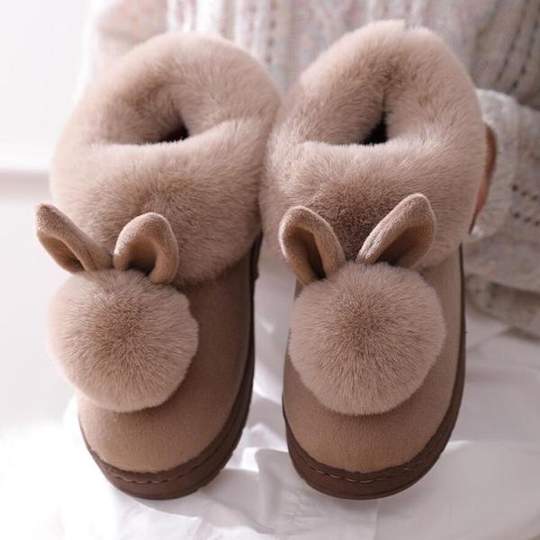 Levoire | Bunny Pantoufles Braun
