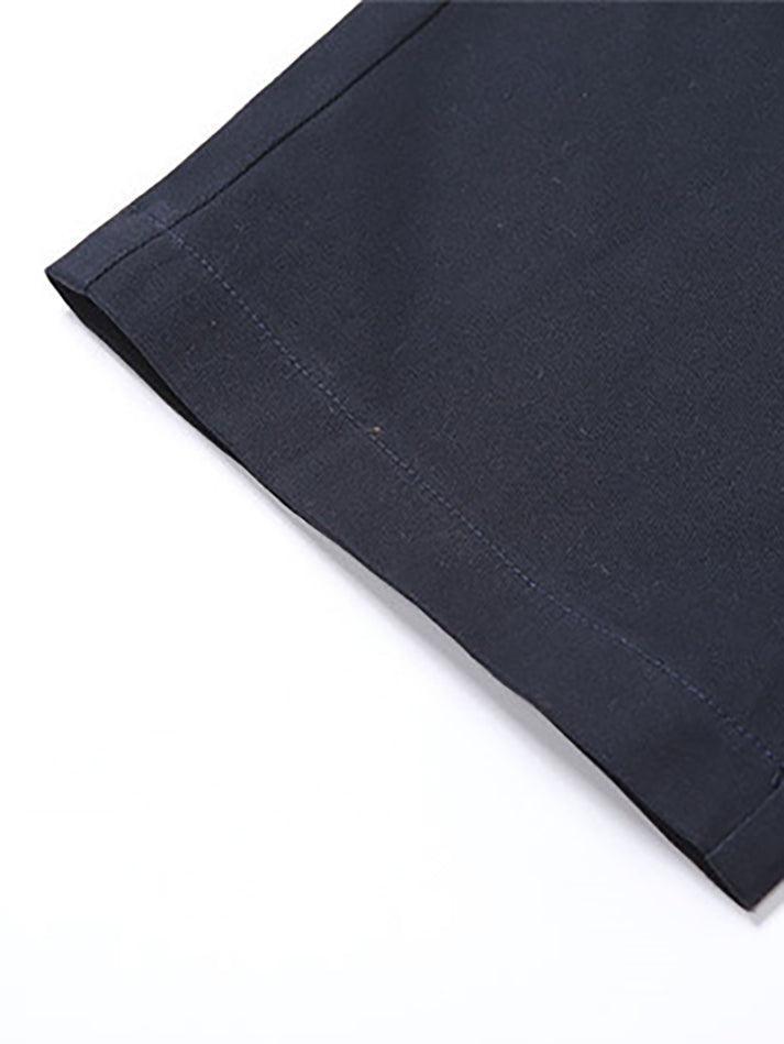 Levoire | Pantalon Droit Taille Cintrée Patchwork