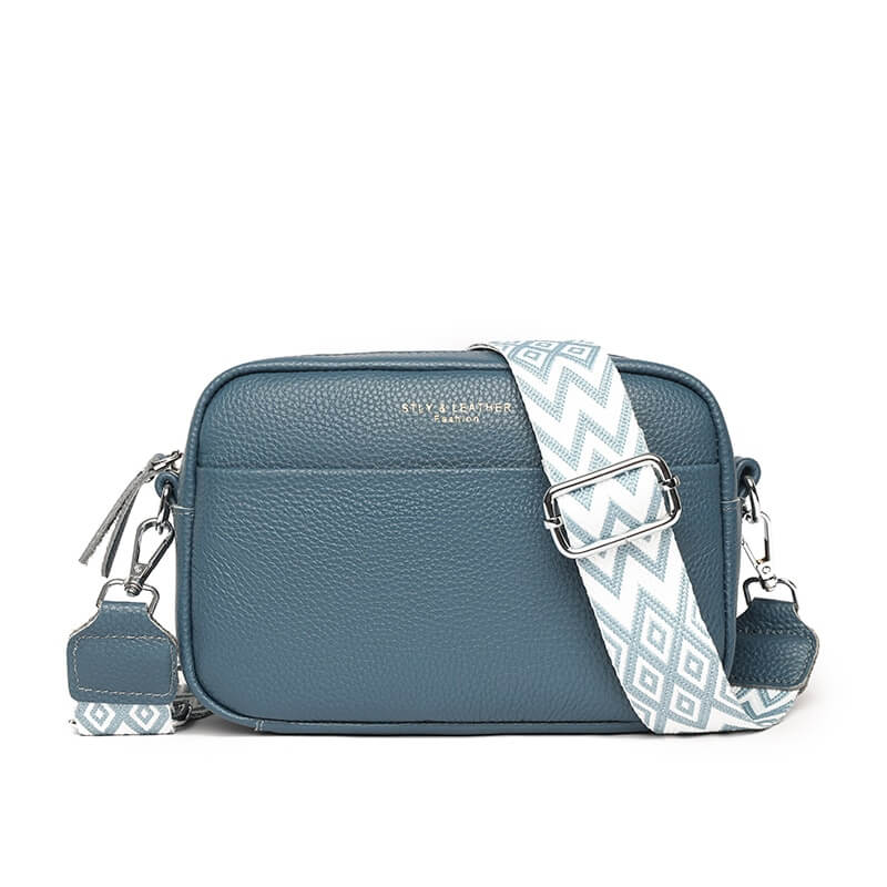 Levoire | Ceinture En Cuir Bleu