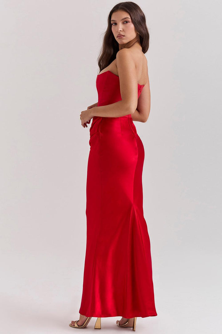 Levoire | Corset Maxi Dress - Off-Shoulder