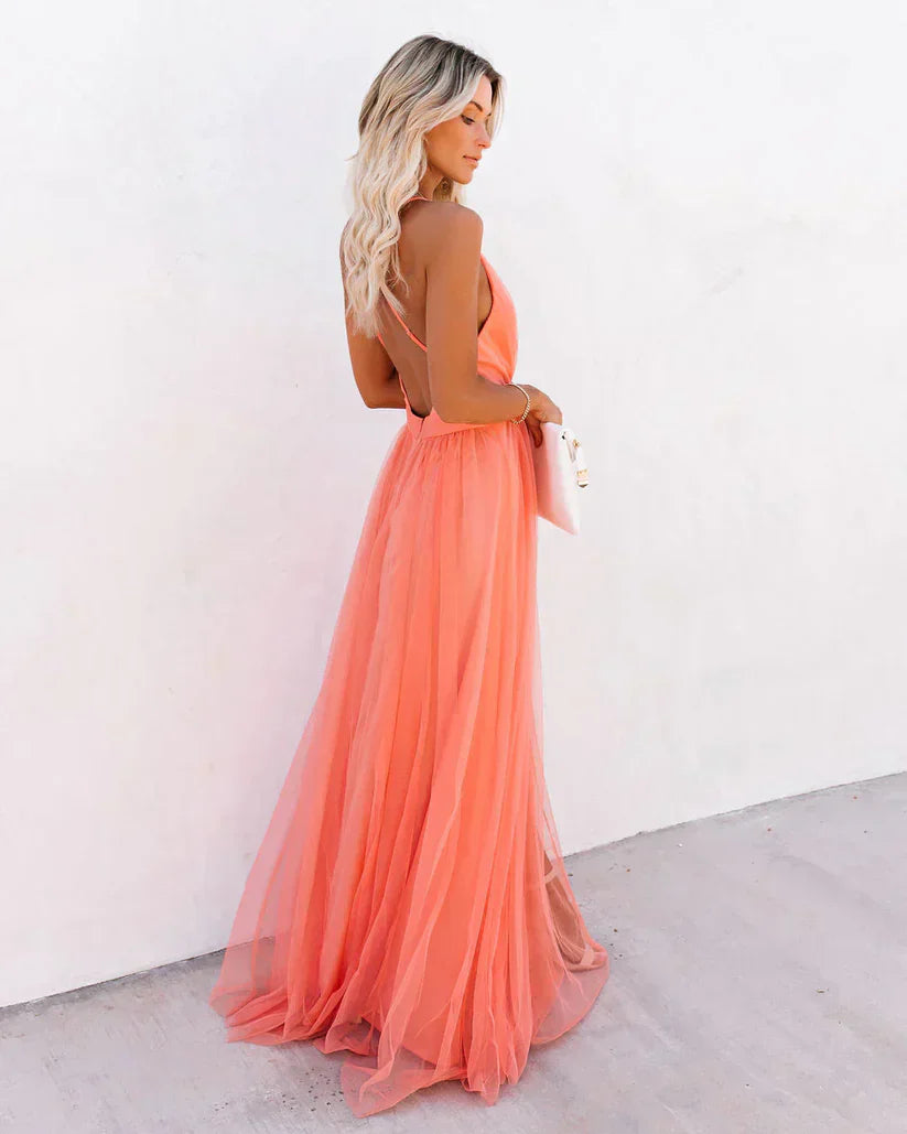 Levoire | Robe Longue 'Poussière De Pétales' (Poussière De Fleurs)