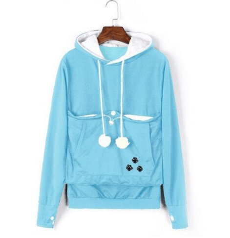 Levoire | Sweat capuche animal lover femme Bleu