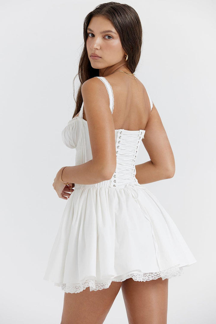 Levoire | Robe Élégante Corset Sans Épaule
