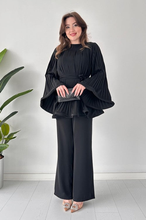 Levoire | Ensemble Deux Pièces Élégant Pour Femme - Plissé