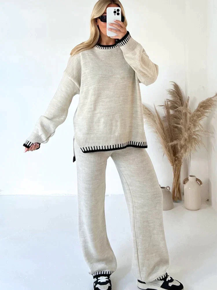 Levoire | Col rond à manches longues Twinset Beige